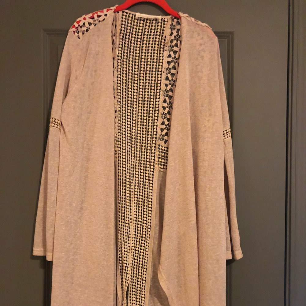 Long sleeve leg length sweater